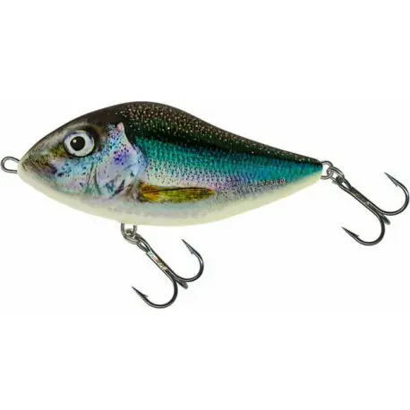 Leurre SALMO Slider COULANT 10cm Holo smelt Prix Cassé