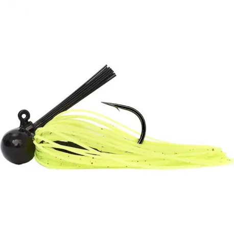 Rubber jig XORUS Ulti rubber 8gr 2/0 Chartreuse pepper Commande En Gros