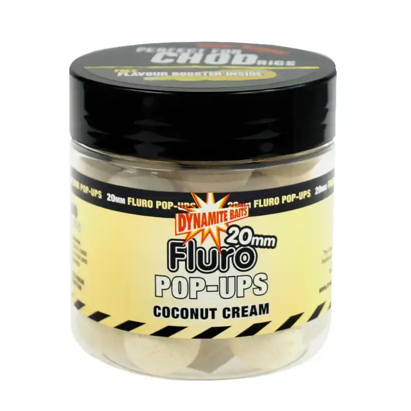 DynamiteBaits Coconut Cream Fluro Pop-Ups Offre Spéciale