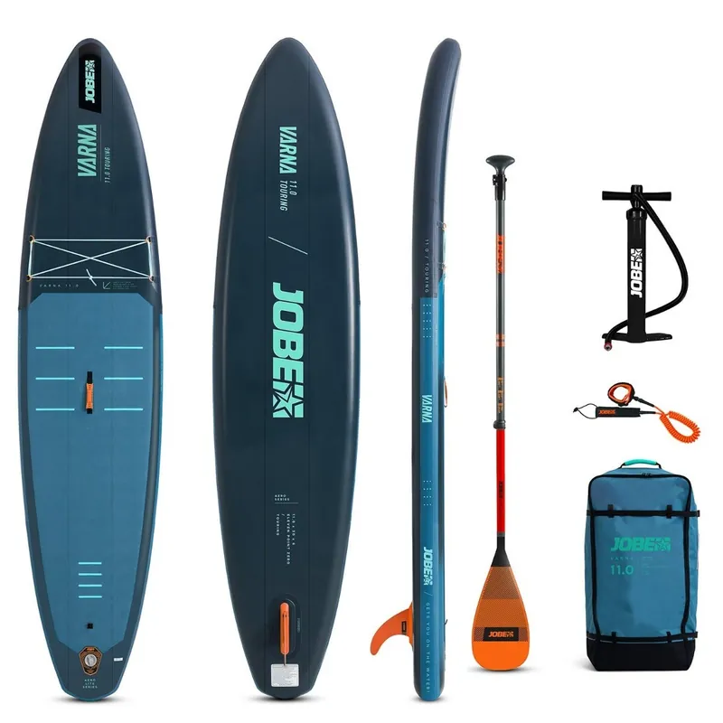 Pack paddle gonflable AERO VARNA 11.0 JOBE (sup.pompe.pagaie.leash) Jusqu’à Épuisement Des Stocks