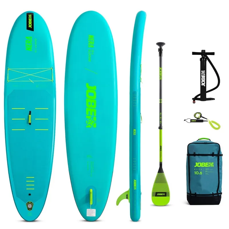 Expédition Rapide Pack paddle gonflable NERA 10.6 JOBE (sup. pompe. pagaie. leash)