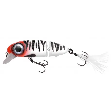 Leurre SPRO Iris Underdog jointed 8cm Red Head tiger Meilleure Vente
