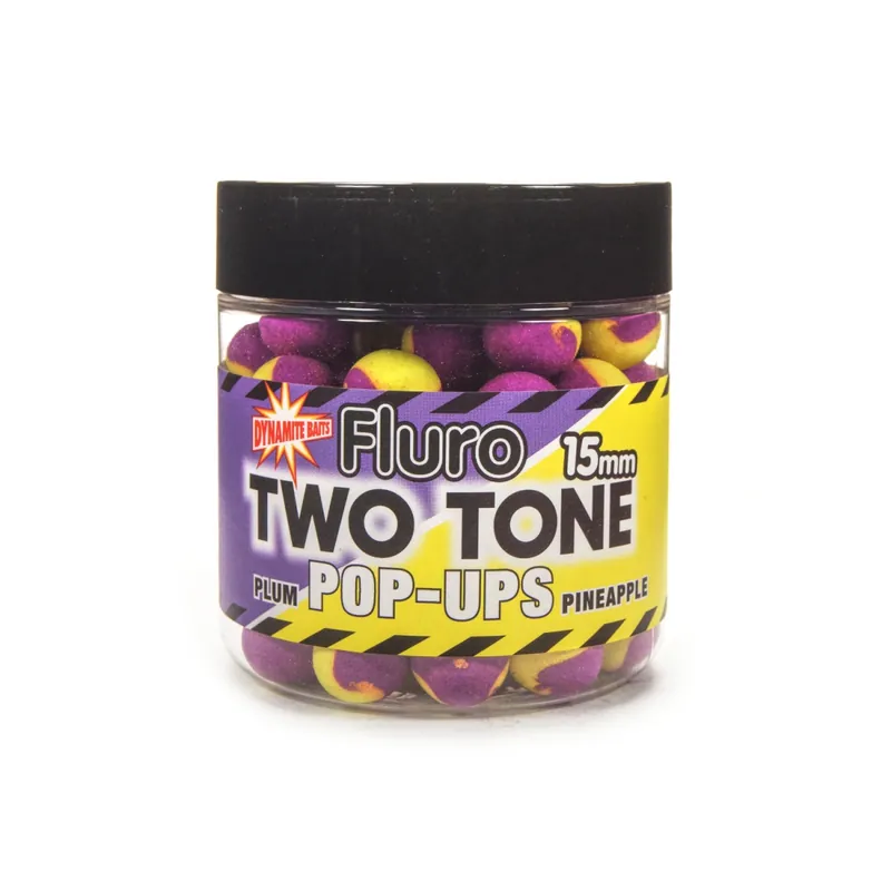 DynamiteBaits Fluro Two Tone Pop-Ups- Plum & Pineapple Prix Choc