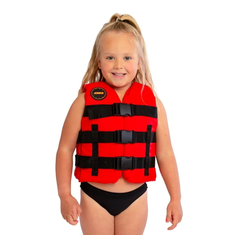 Haute Qualité Gilet d&rsquo;aide à la flottabilité Nylon Enfant Rouge 50N JOBE