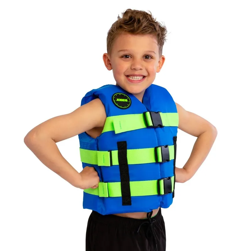 Gilet d&rsquo;aide à la flottabilité Nylon Enfant bleu 50N JOBE Satisfait Ou Remboursé