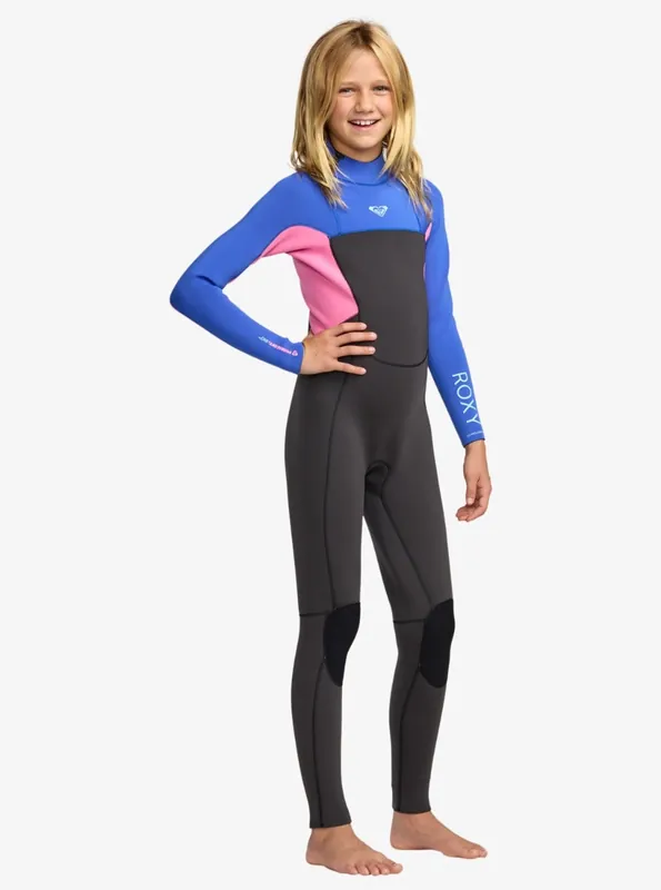 Must-Have Combinaison de surf fille PROLOGUE+ 3/2 mm zip dorsal cobalt ROXY