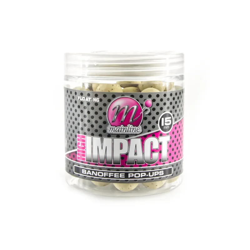 Meilleure Vente Mainline High Impact Pop Up Boilies – Banoffee