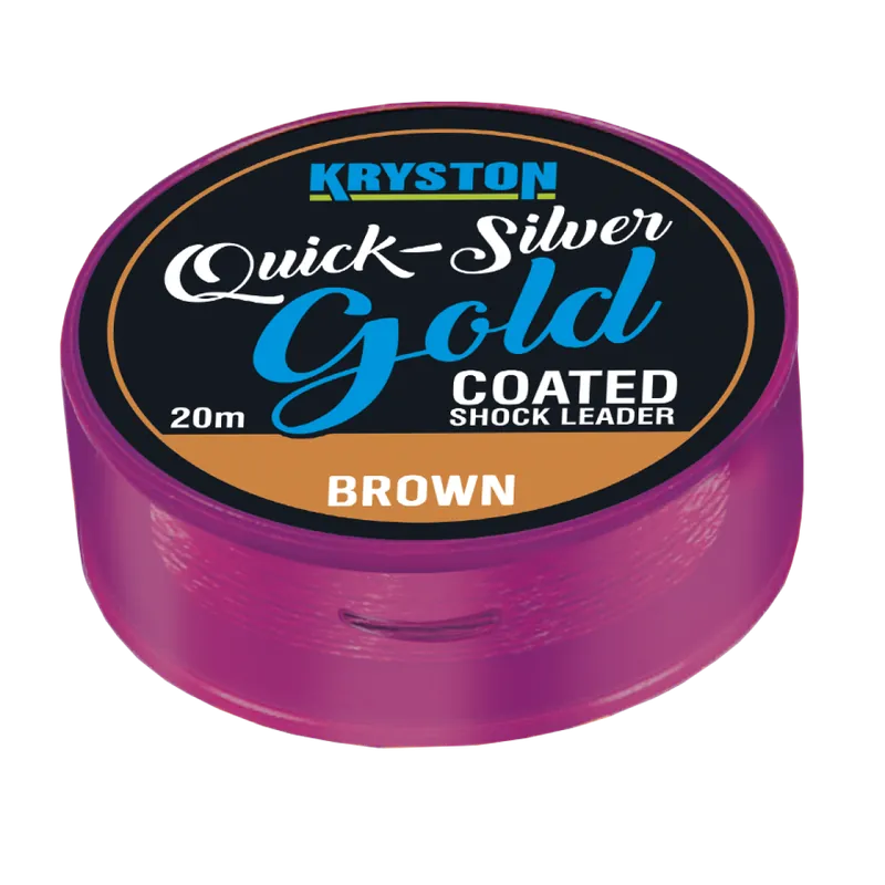 Achetez Aujourd’hui Kryston Qucksilver Gold Coated Shockleader/Hooklink