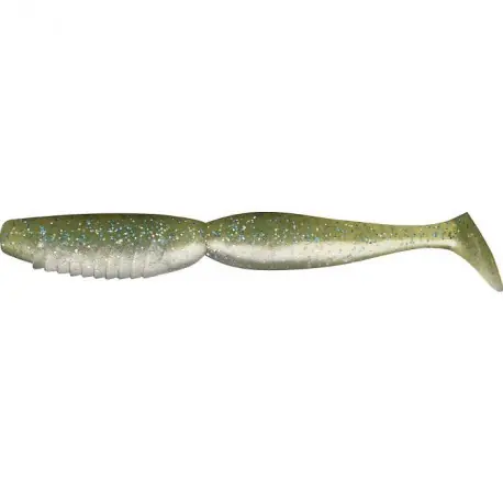 Leurre MEGABASS Super spindle worm 4inch Light green pearl Quantité Limitée