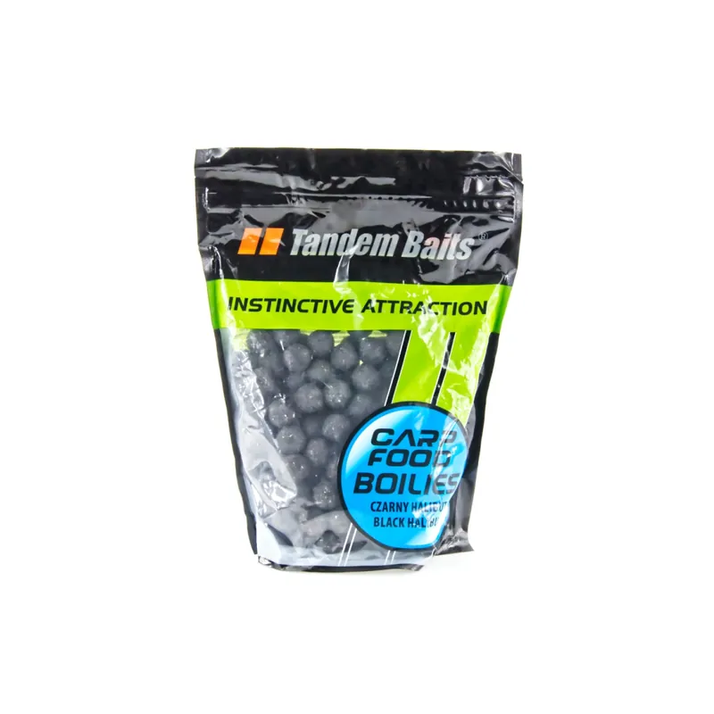 TandemBaits Carp Food Boilies- Le Flétan Noir Nouveauté