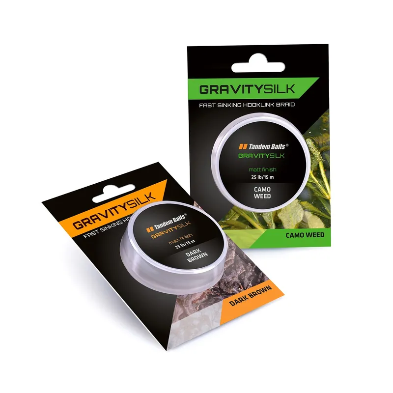 TandemBaits Gravity Silk Hooklink Braid Satisfait Ou Remboursé