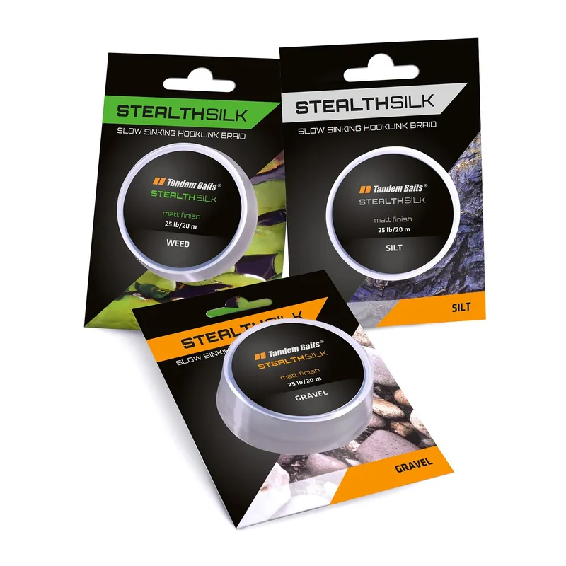 TandemBaits Stealth Silk Hooklink Braid Réduction