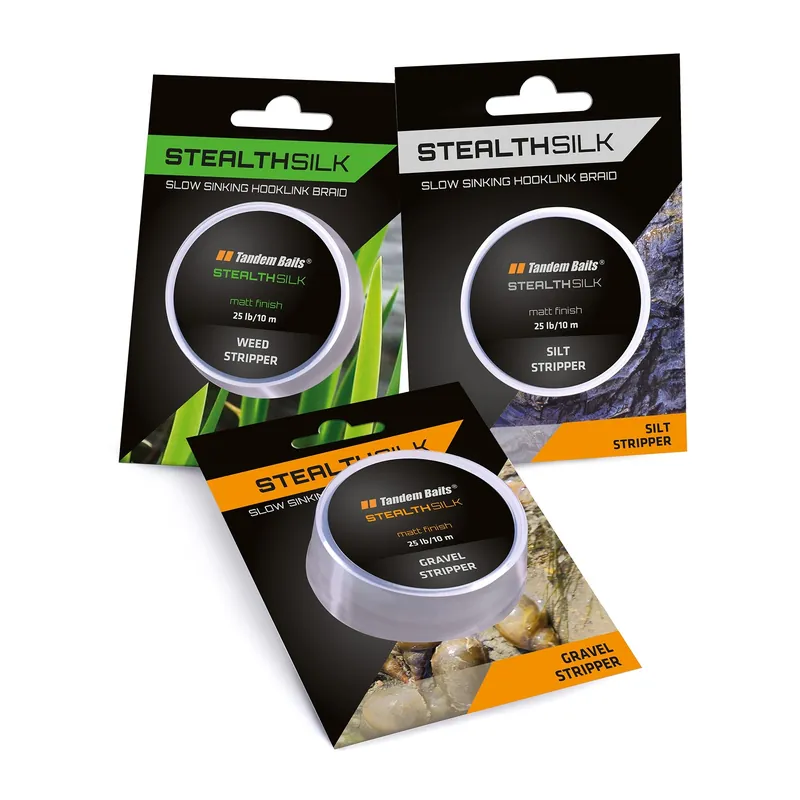 Nouvel Arrivage TandemBaits Plecionka Stealth Silk Stripper