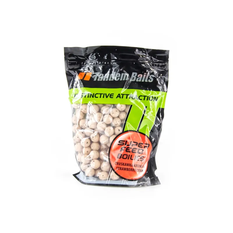 TandemBaits SuperFeed Boilies – Crème de Fraise Bon Plan