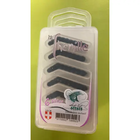 Affaire À Saisir Chenilles SUD EST APPÂTS Noir (6 pièces)