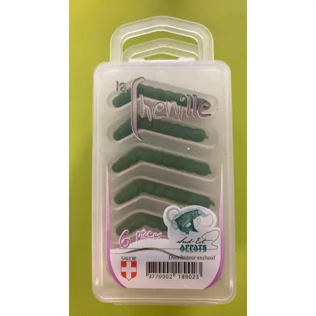 Offre Spéciale Chenilles SUD EST APPÂTS Vert 1 (6 pièces)