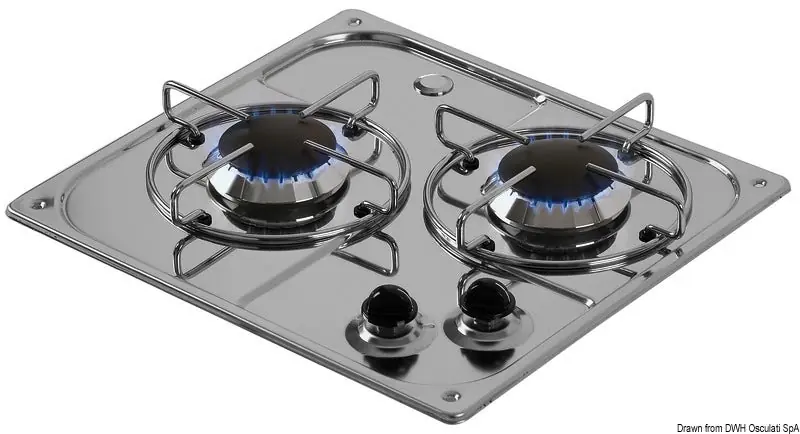 Plaque de cuisson à gaz – Burny 2 feux Inox – Can Prix Réduit
