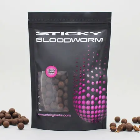 StickyBaits Shelf Life Boilies – Bloodworm Petit Prix
