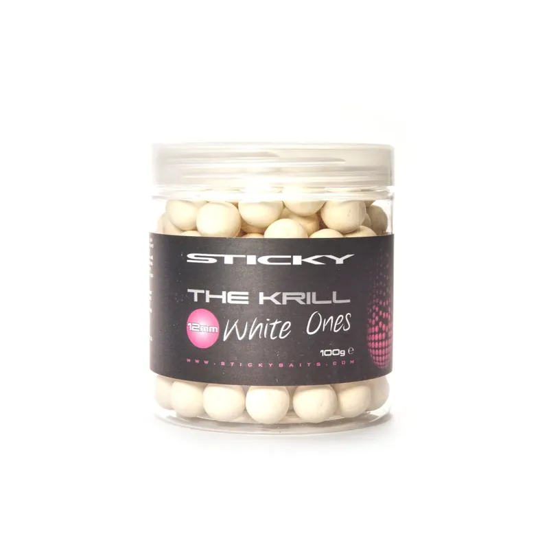 StickyBaits White Ones Pop Ups -The Krill Promotion