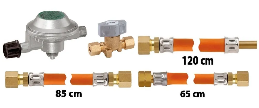 Kit pour bouteilles Campingaz ou semblables disposées sous la cuisinière GOK Paiement Sécurisé