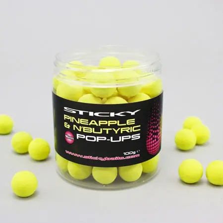 Commander Vite StickyBaits Pop Ups – Pineapple & N Butyric