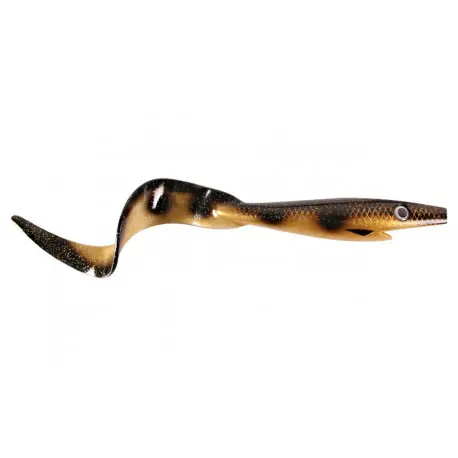 Leurre STRIKE PRO Giant pig tail 40cm 130gr Spotted bullhead Dernier Modèle