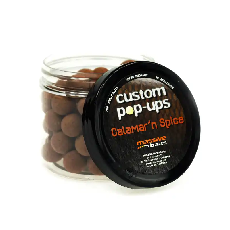 NEW MassiveBaits Custom Pop-Ups Calamar n Spice Jusqu’à Épuisement Des Stocks
