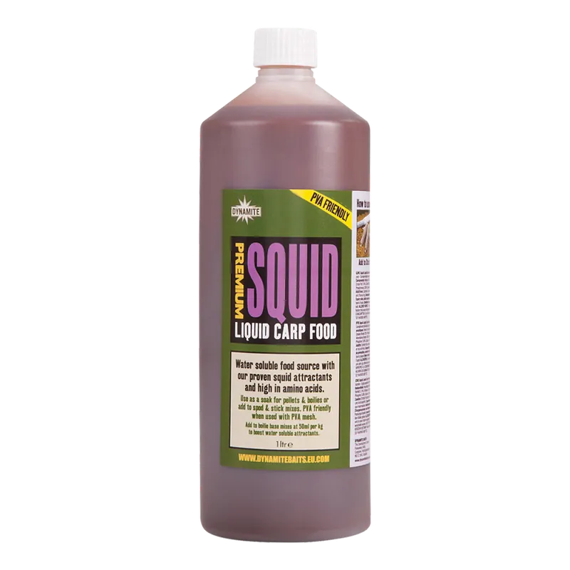 Quantité Limitée Dynamite Baits Squid Liquid Carp Food