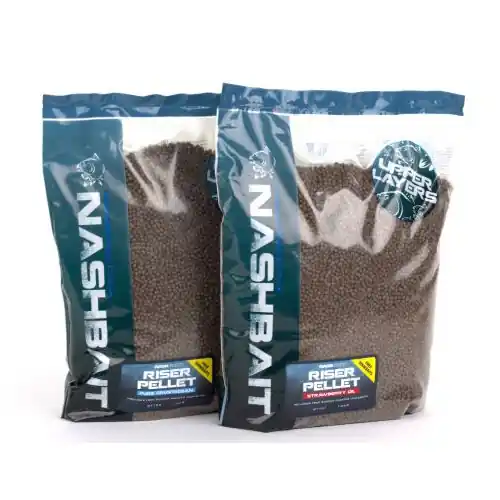 Meilleur Prix Nash Riser Pellet Strawberry Oil + Hookbaits
