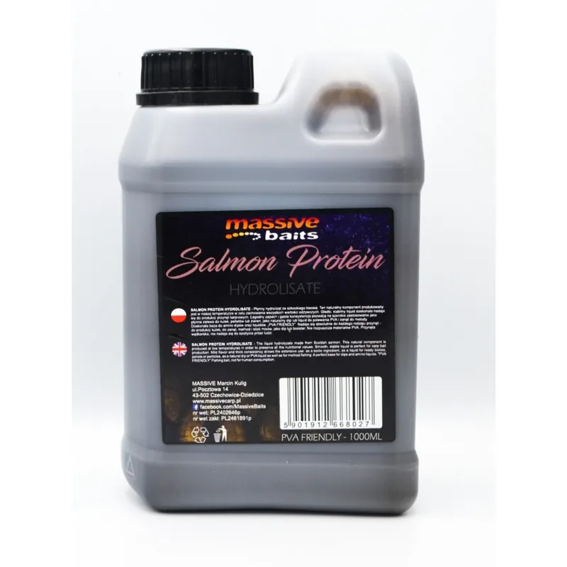 MassiveBaits Liquid – Salmon Protein Hydrolisate Acheter Direct