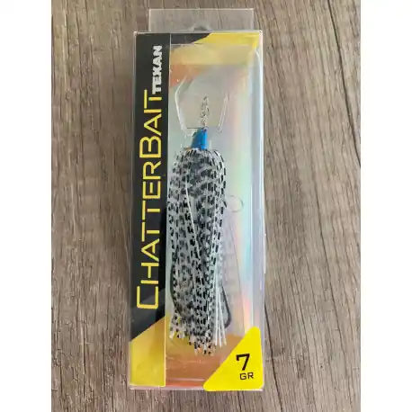 Authentique Leurre JIG POWER Chatter bait 7gr Noir/Blanc