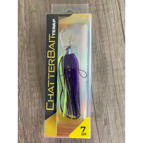 Leurre JIG POWER Chatter bait 7gr Mauve/Jaune Authentique
