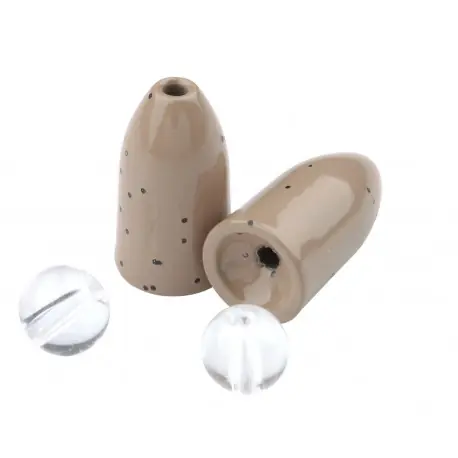 Haute Qualité Lest SPRO Tungsten bullet sinkers 7gr + glass beads Gravel