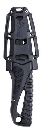 COUTEAU SAUVETAGE OFFSHORE RESCUE LAME FIXE NOIR – WICHARD Haute Qualité