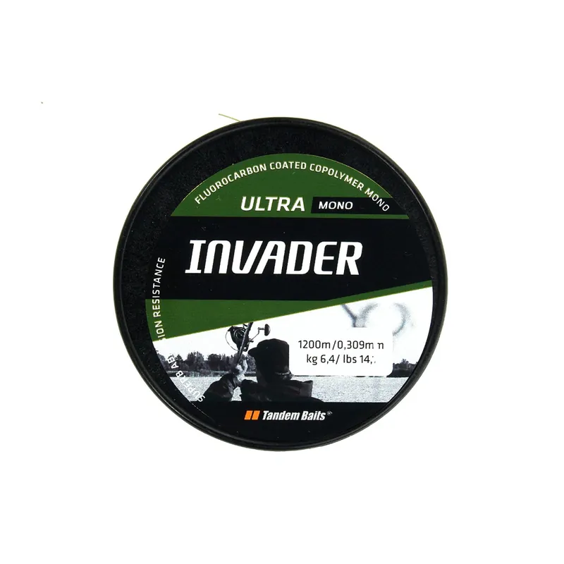 Expédié Aujourd’hui Tandem Baits – Fil Invader Ultra Mono – Ligne de pêche – Olive