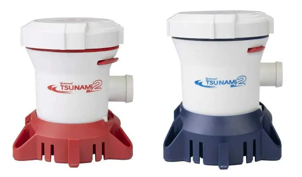 Pompes de cale électriques – TSUNAMI MK2 – 31 ou 42 L/mn Prix Réduit