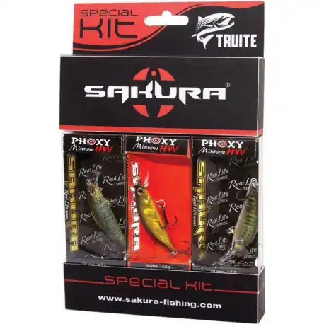 Pack SAKURA Phoxy minnow 62mm HW Commander Vite
