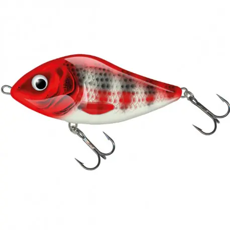 Affaire À Saisir Leurre SALMO Slider 12cm Holo red head striper