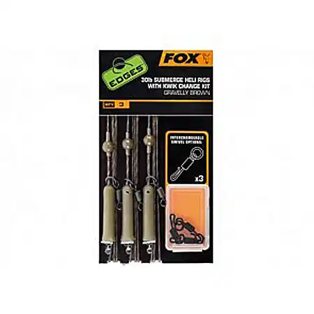 Fox 30lb Submerge Heli Rigs With Kwik Change Kit Meilleur Choix