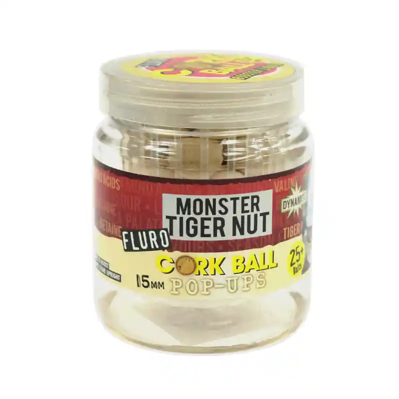 DynamiteBaits Fluro White Corkball Pop-Ups Monster Tiger Nut Seulement Aujourd’hui