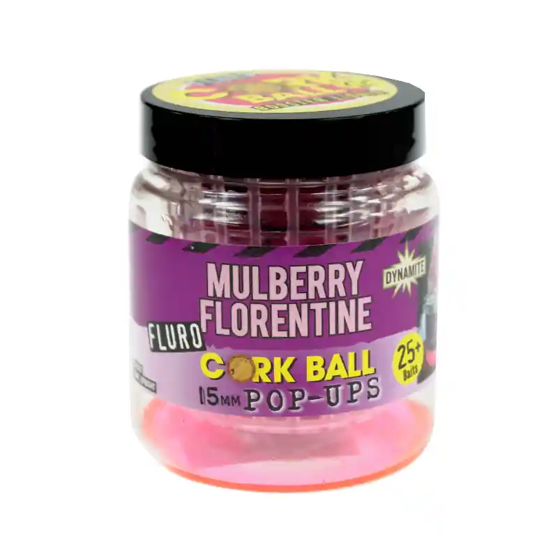 DynamiteBaits Fluro Corkball Pop-Ups Mulberry Florentine Petit Prix
