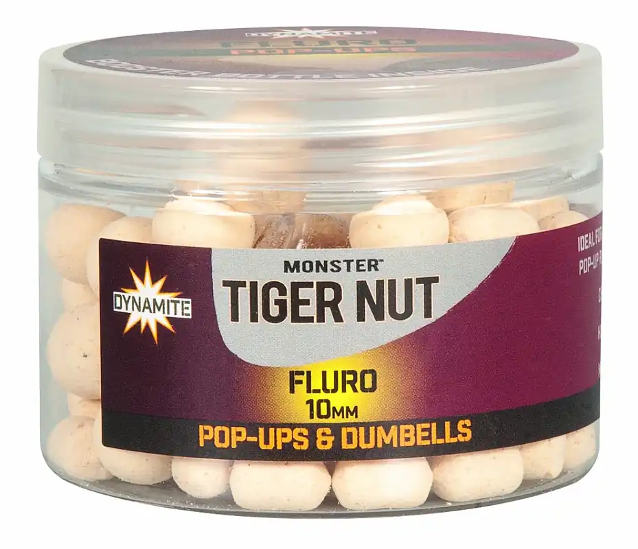 DynamiteBaits Fluro White Pop-Ups & Dumbells – Monster Tiger Nut Meilleur Choix
