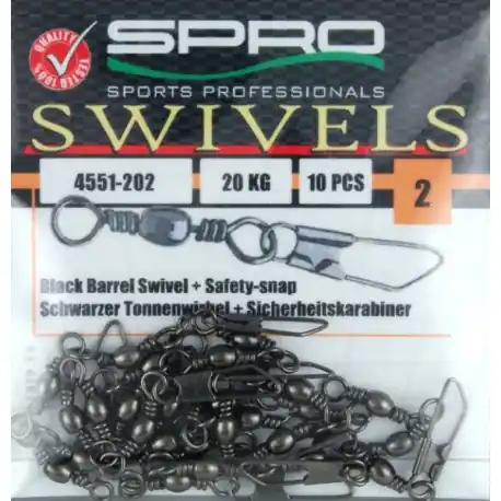 Emerillon SPRO Barrel safety snapn°4 Livraison Express
