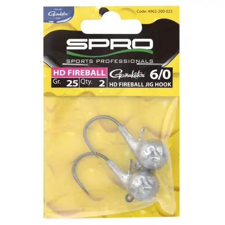 Fireball SPRO HD Fireball 6/0 25gr Satisfait Ou Remboursé