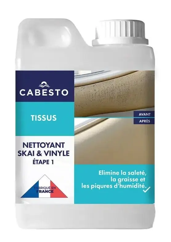 Quantité Limitée Etape 1 – Nettoyant Skai et Vinyl – 1L – Cabesto