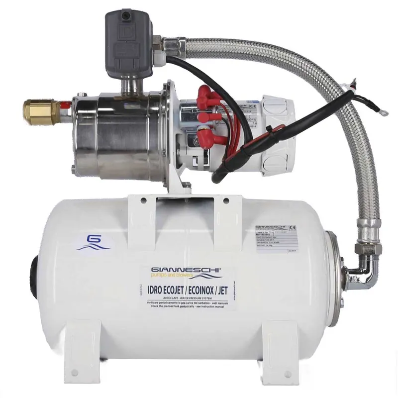 Wassergruppe EcoInox 2 mit 20L Tank – 24V – 55L/min Commander Vite