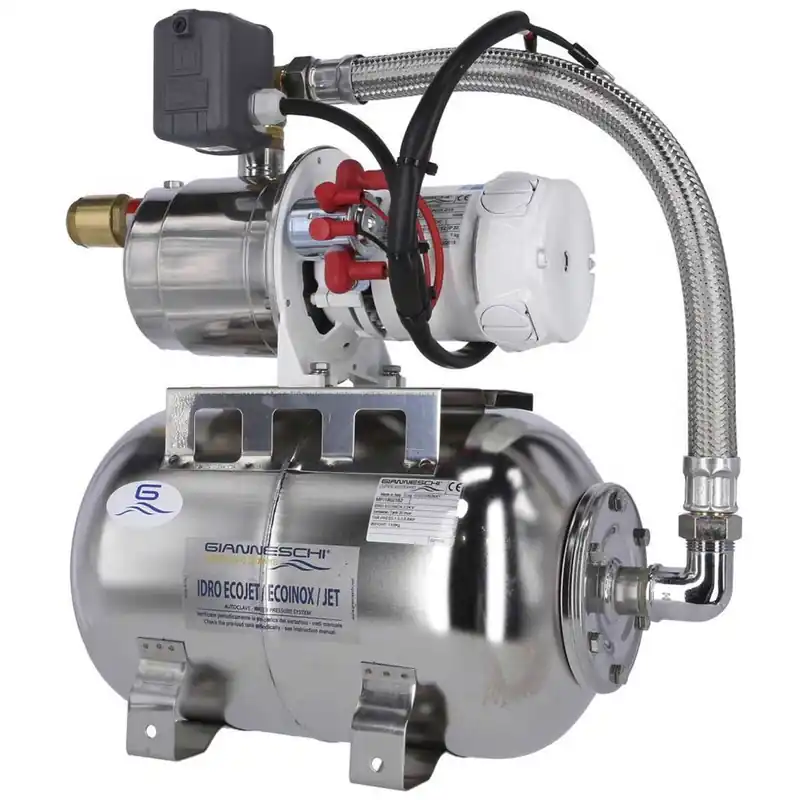 Unità idrica EcoInox 2 con serbatoio in acciaio inox da 20L – 230/400V – 55L/min Retour Gratuit