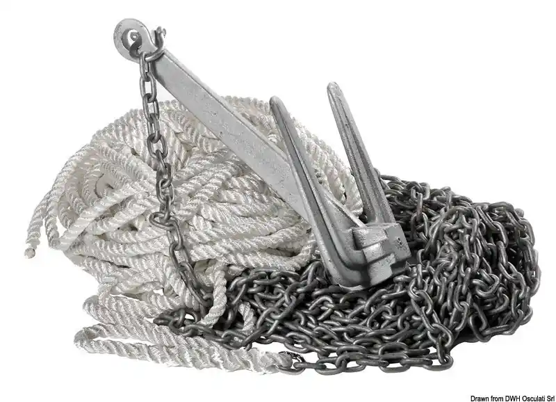 Acheter En Ligne Kit de mouillage bateau ancre Hall – OSCULATI