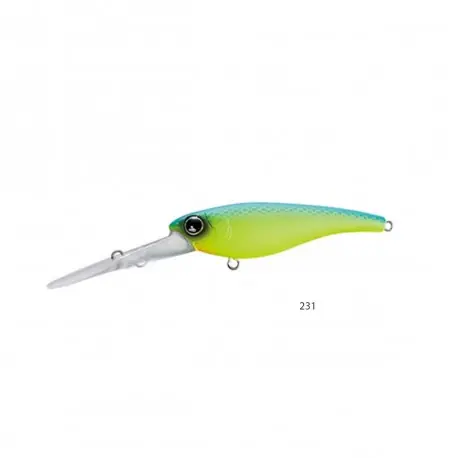 Solde Leurre SHIMANO Bantam Pavlo shad 59mm SP Blue chart