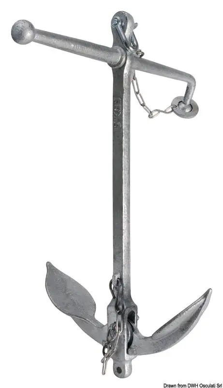 Achetez Aujourd’hui Ancre bateau à jas à bras pliable – OSCULATI
